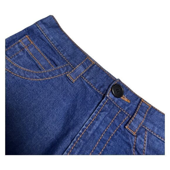 PRADA Luxury Designer Ankle Straight Denim Pants Jeans Womens 28" Small - Picture 6 of 10